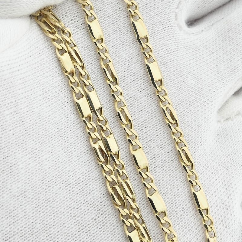 Image 9 of Golden fantasy/Figaro link chain