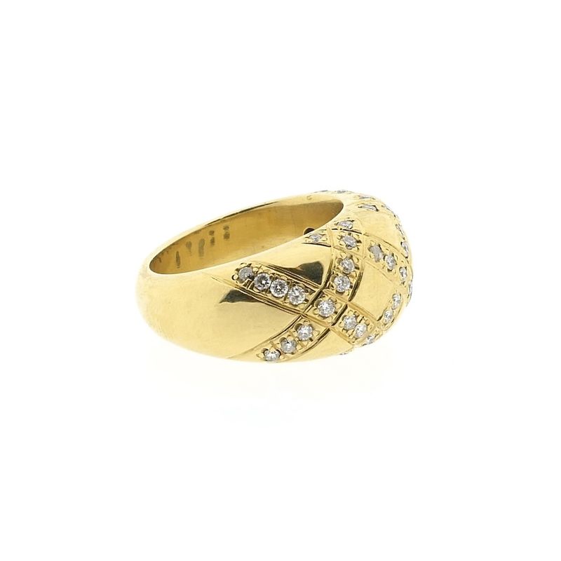 Image 5 of Gold ring with diamonds; 0.60 ct.