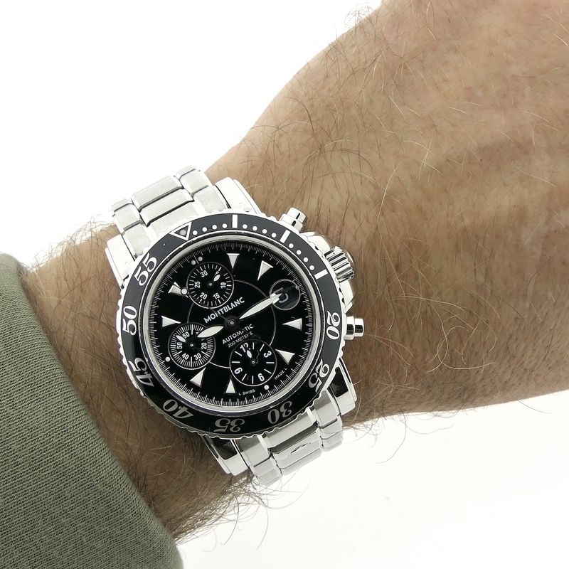 Image 9 of Montblanc Meisterstück Sport Chronograph 7034; Automatic men's watch