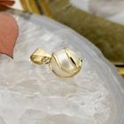 Image 2 of Gold solitaire pendant with pearl | Vintage