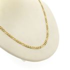 Image 3 of 18K Gold Figaro Link Chain | 63 cm