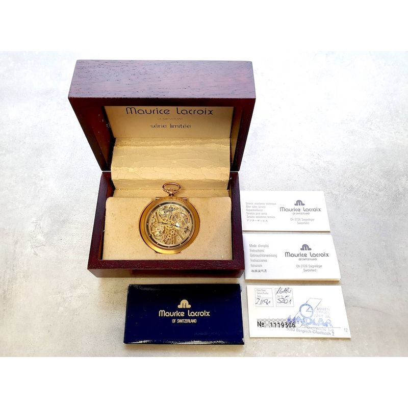 Image 4 of Maurice Lacroix Skelleton; Pocket watch