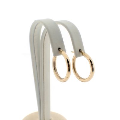 Image 1 of Gold subtle earrings | Ø 19.4 mm