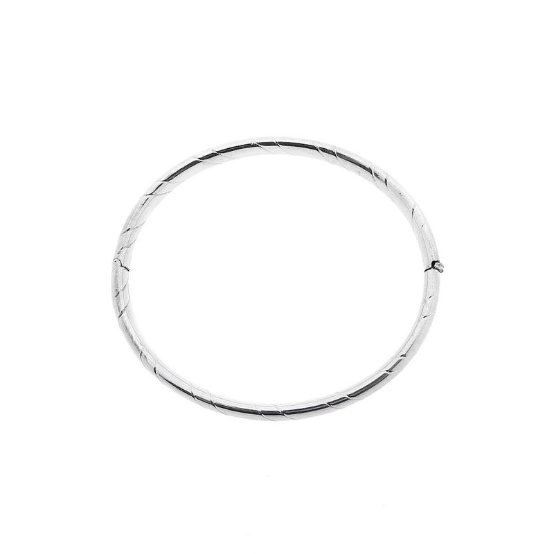 Image 8 of Silver slave bracelet with engravings | Ø 62.5 mm