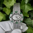 Image 20 of Juvania Geneva 'Cocktail Watch'; 18k white gold women's watch with diamonds and sapphires