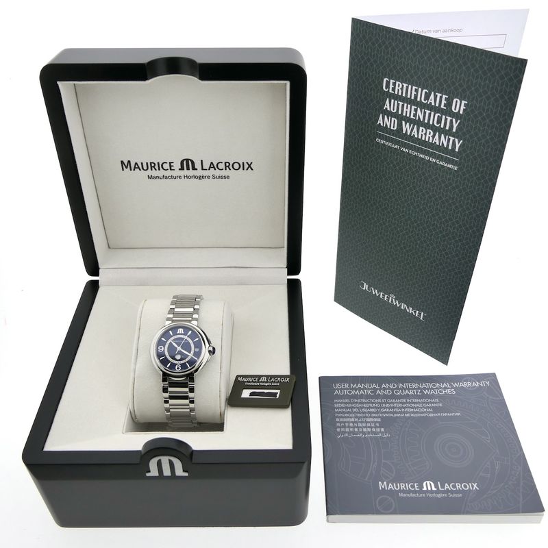 Image 4 of Maurice Lacroix Fiaba FA1084-SS002-420-1; Women's watch with diamonds and moon phase