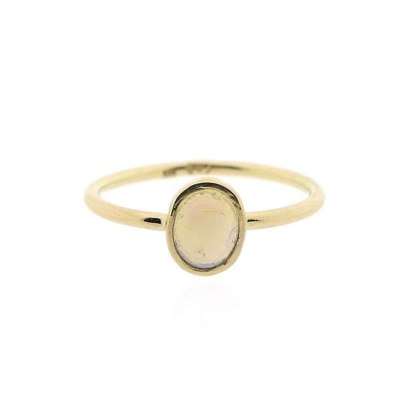 Image 3 of Gold ring with precious opal