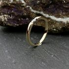 Image 2 of Gold solitaire ring with diamond; 0.035 ct. | Diamonde