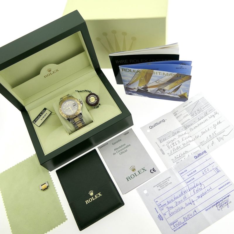 Image 4 of Rolex Yachtmaster 16623; 18k gold/steel men's watch