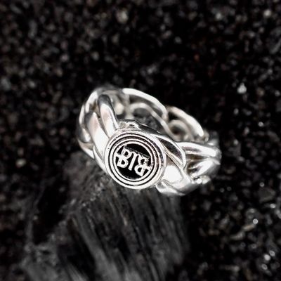 Image 2 of Silver Buddha to Buddha ring