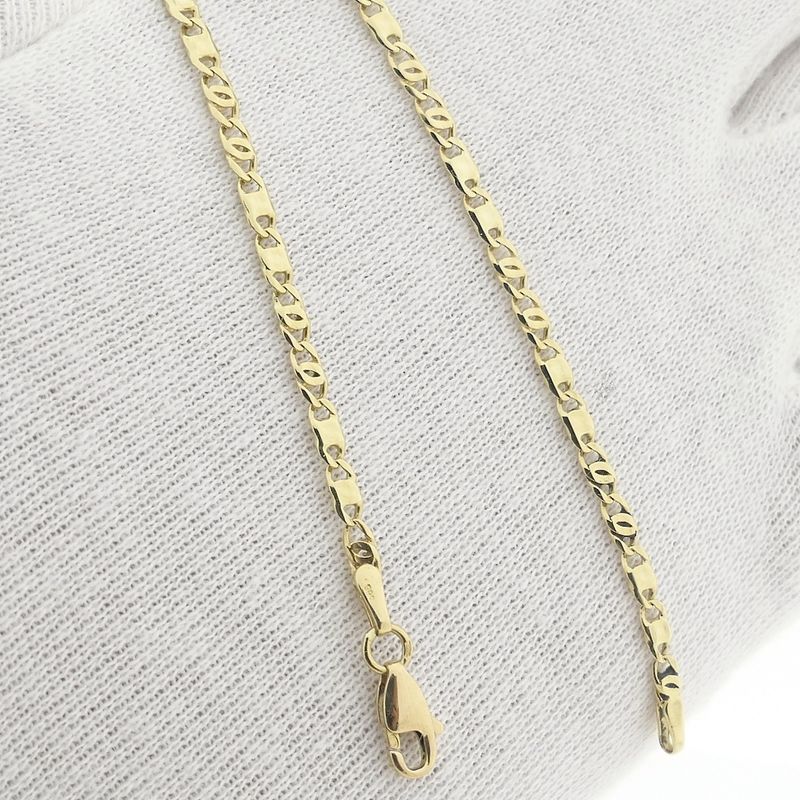 Image 9 of Gold navy link bracelet