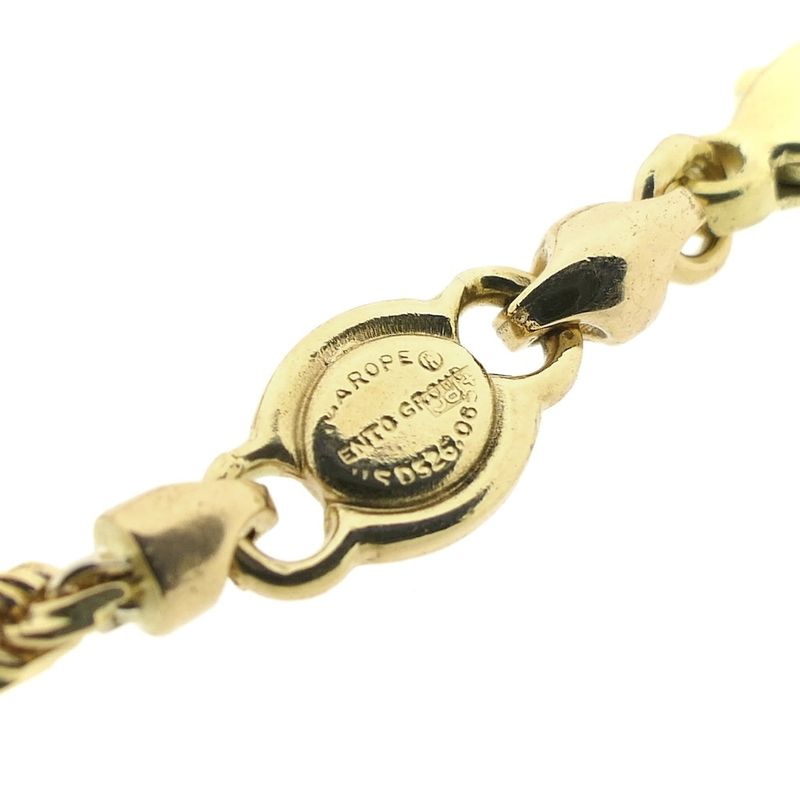 Image 4 of Bicolor gold Figarope bracelet; Cento group | 16.5 cm