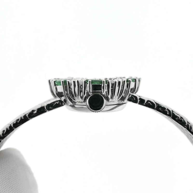 Image 8 of Juvania Geneva 'Cocktail Watch'; 18k white gold women's watch with diamonds and sapphires