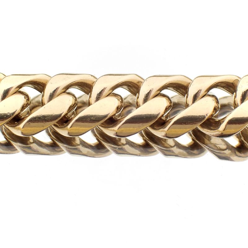 Image 6 of 18K Gold gourmet link bracelet | 20.5 cm