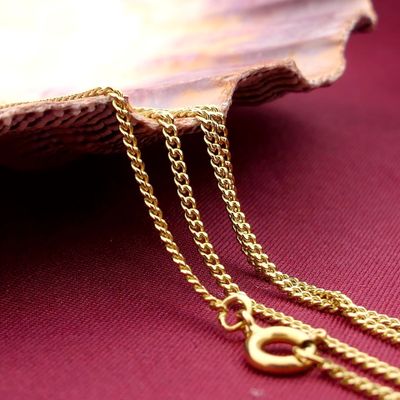 Gold gourmet link chain Image 2 of Gold gourmet link chain