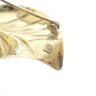 Image 5 of Two-tone gold brooch of a leaf