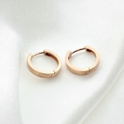 Image 2 of Gold earrings | Ø 11.3 mm