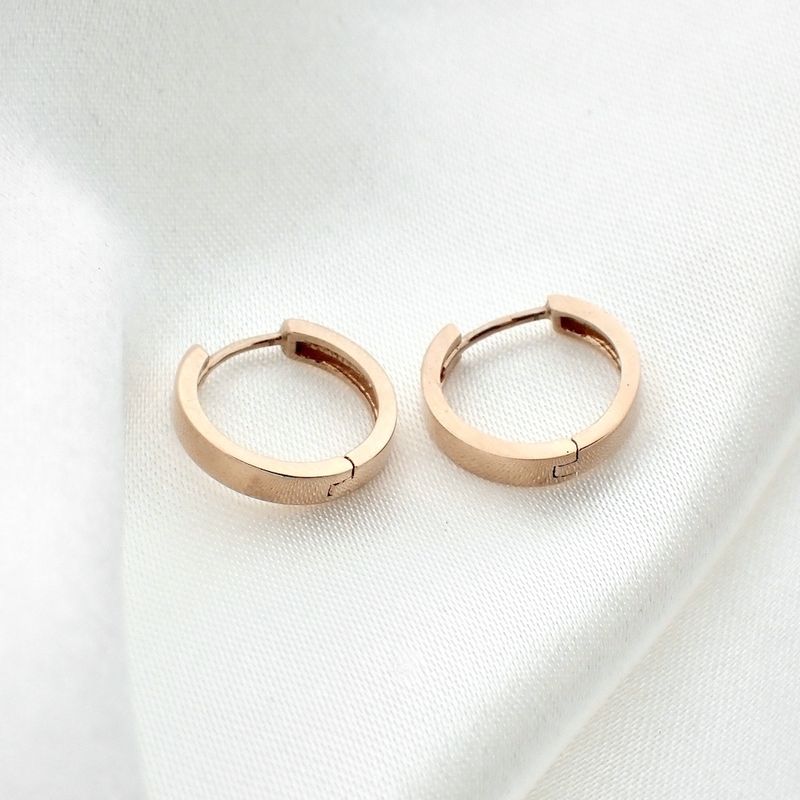 Image 2 of Gold earrings | Ø 11.3 mm