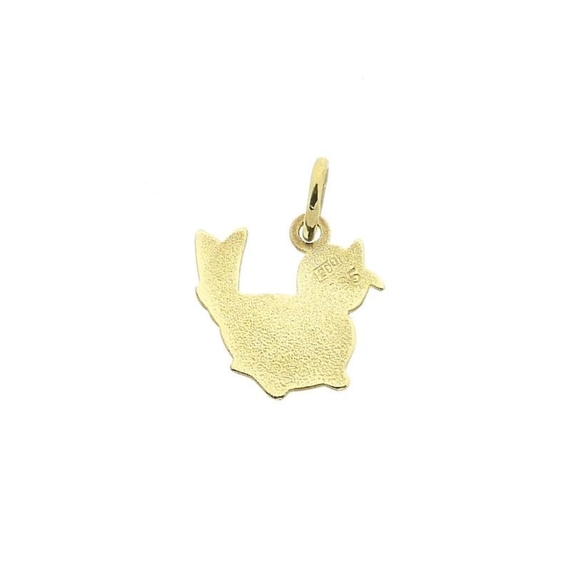 Image 7 of Gold pendant of a chirping bird