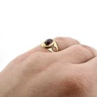 Image 8 of Gold ring with garnet stones | Vintage