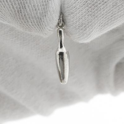 Silver charm; Bowling pin Image 1 of Silver charm; Bowling pin