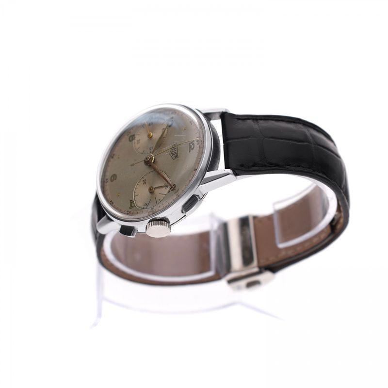 Afbeelding 6 van Heuer 'Pre-Carrera' Ref. 333 Chronograph; Vintage Heren Horloge (TAG Heuer Serviced)