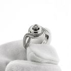 Image 6 of White gold ring with diamonds; 0.40 ct.