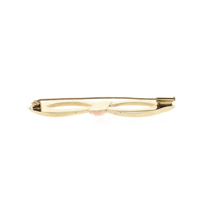 Afbeelding 4 van Bicolor gouden broche