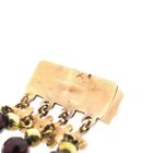 Image 6 of Antique garnet bead bracelet with gold decorative clasp with pearl