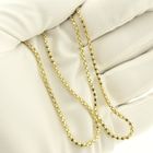 Image 8 of Gold mirrored mesh link necklace