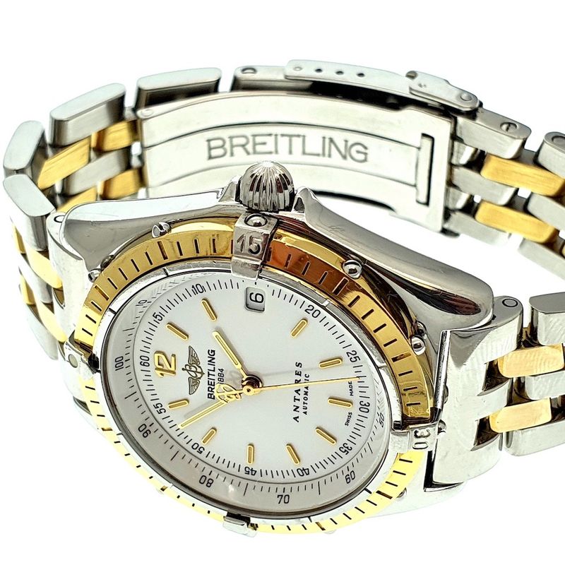 Image 15 of Breitling Antares; Men's watch on pilot strap