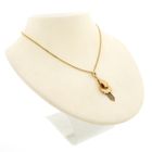 Image 8 of Gold pendant with quartz