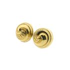 Image 7 of Vintage gold round stud earrings