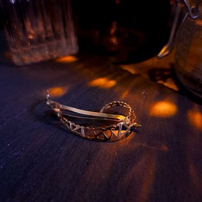 Image 2 of Vintage gold fantasy brooch