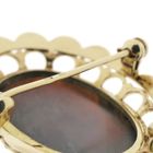 Image 9 of Antique gold brooch/pendant with garnet