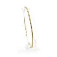 Gold snake link bracelet | 19.5 cm