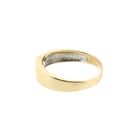 Image 8 of 8 Karat Bicolor Ring with Zirconia