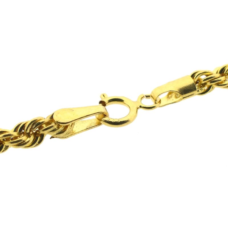 Image 4 of Gold twisted link chain