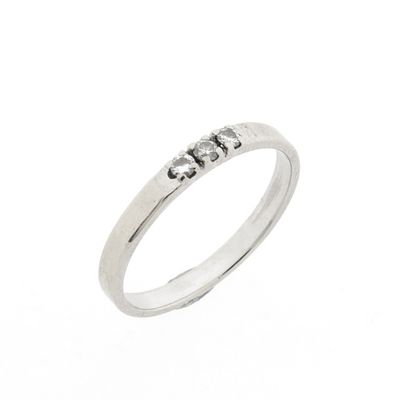 White gold ring with diamonds | 0.075 ct. Image 1 of White gold ring with diamonds | 0.075 ct.