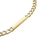 Image 2 of Gold gourmet link bracelet with fantasy | 21 cm