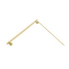 Image 6 of Golden narrow brooch