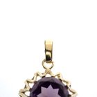 Image 4 of Gold pendant with large amethyst