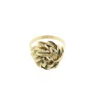 Image 3 of Gold ring with leaves