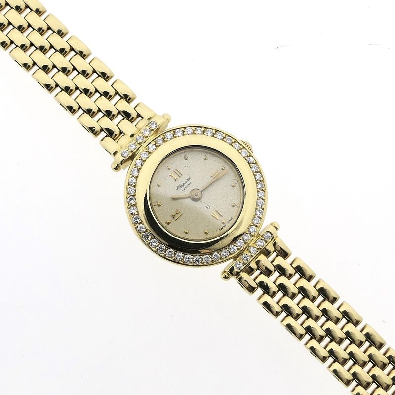 Image 17 of Chopard Geneva Classic 884.1; Vintage 18k gold women's watch with diamonds