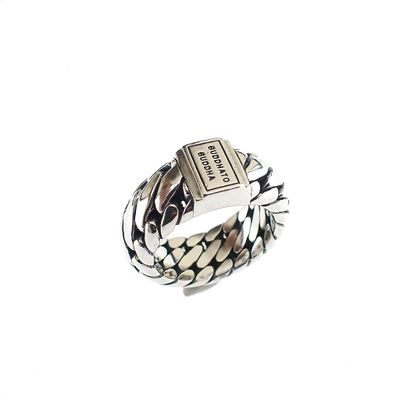 Image 1 of Silver Buddha to Buddha ring | Ben