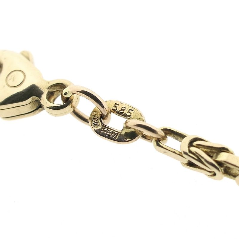 Image 7 of Golden king's link bracelet | 18 cm