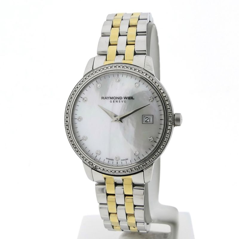 Image 1 of Raymond Weil Toccata 5388-STP-97081; Bi-color women's watch with diamonds
