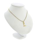 Image 4 of 18 carat gold pendant of the letter L