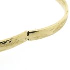Image 6 of Vintage gold slave bracelet with engravings | Ø 64.5 mm