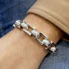 Image 6 of Silver Buddha to Buddha bracelet; Batul | 19 cm